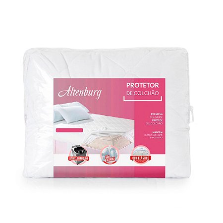 Protetor de Colchão Queen Size Altenburg Branco 158x198x30cm