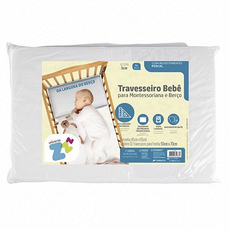 Travesseiro Bebê para Montessoriano e Berço Fibrasca