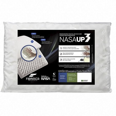 Travesseiro Nasa UP 3 Fibrasca