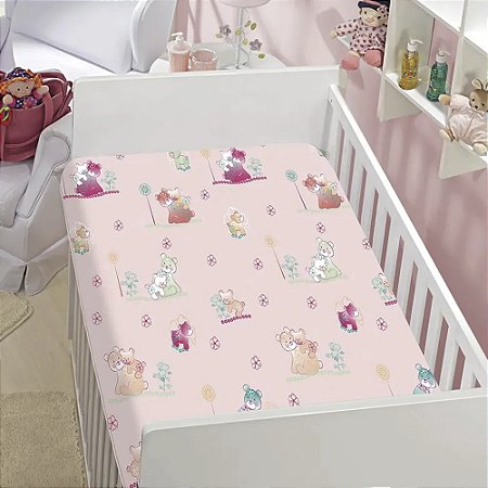 Cobertor para Bebê Flannel Kyor 90x110cm Familia Urso