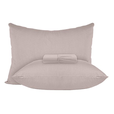 Jogo de Cama King Size Malha 3 Peças Aletex Chocolate