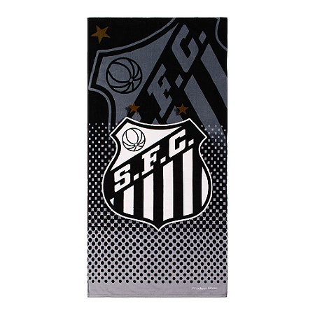 Toalha Santos Oficial Buettner Veludo 70x140cm