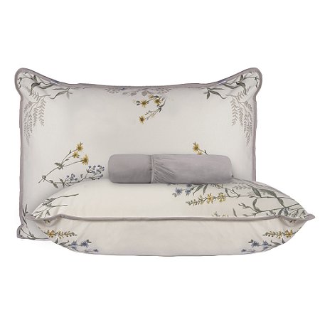 Jogo de Cama Queen Size Malha 3 Peças BBC Têxtil Avelã