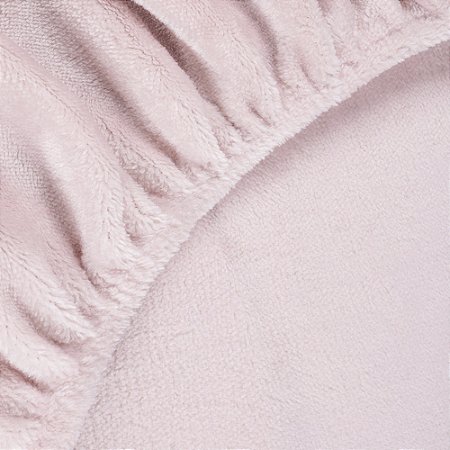 Lençol de Plush Queen Size BBC Têxtil Rosa