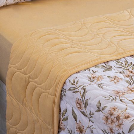 Cobreleito Queen Size Bella Enxovais Malha 100% Algodão 3 Peças Cloud Penélope