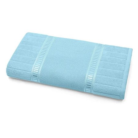 Toalha de Rosto para Bordar Buettner Caprice Luxo 50x80cm Azul Piscina
