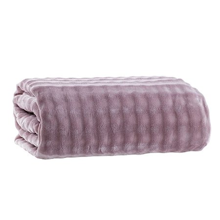 Cobertor Casal Corttex Living Art  Chamonix 180x220cm Rosa