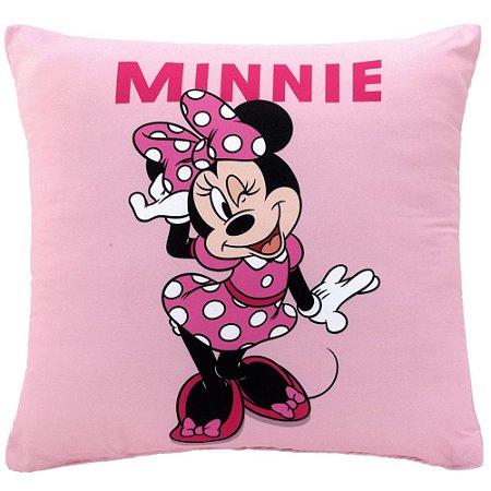 Almofada Disney 43x43cm Hedrons Minnie Ternura