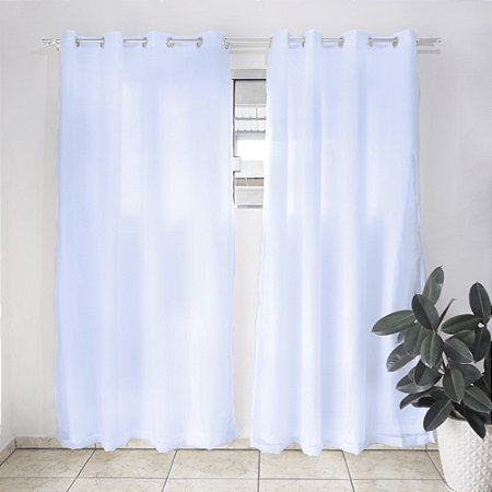 Cortina para Quarto ou Sala Luna 280x180cm Azul
