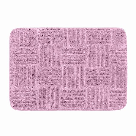 Tapete Aconchego Corttex 45x65cm Rosa