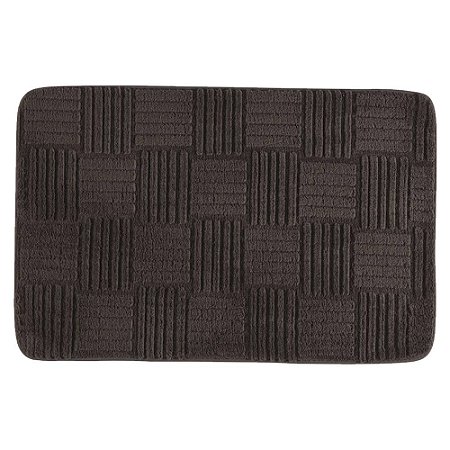 Tapete Aconchego Corttex 45x65cm Marrom