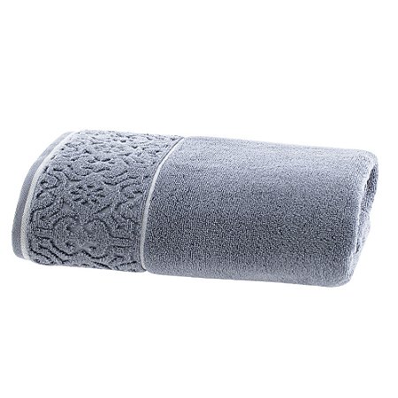 Toalha de Banho Super Soft Zero Twist Corttex Arabesco 500 g/m² Azul
