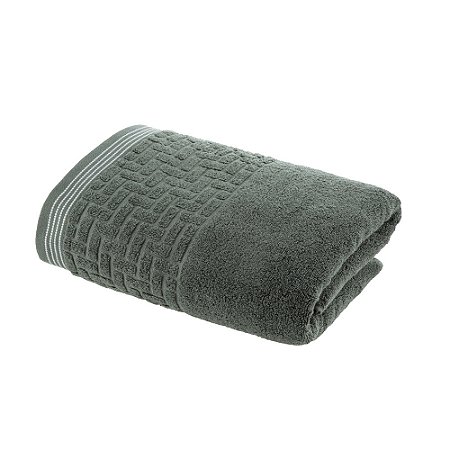 Toalha de Rosto Super Soft Zero Twist Corttex Geométrico 500 g/m² Verde