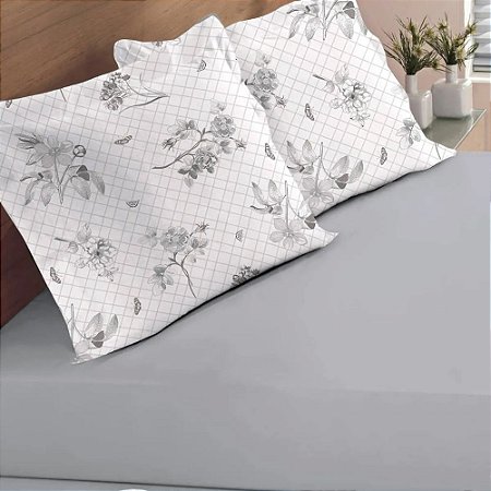 Jogo de Cama King Size Buettner 150 Fios 3 Peças New Botanic