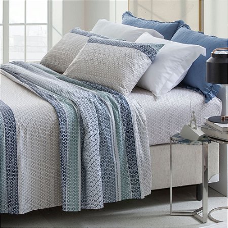 Jogo de Cama King Size 200 Fios 4 Peças Corttex Home Design Estampa 11