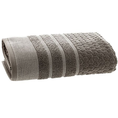 Toalha de Banho Treviso Corttex 70x140cm 450 g/m² Cinza