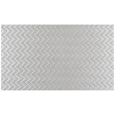 Tapete Corttex Atlanta 60x100cm Antiderrapante Listras Cinza