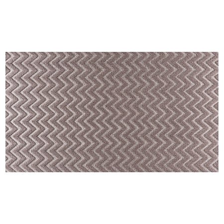 Tapete Corttex Atlanta 60x100cm Antiderrapante Listras Marrom