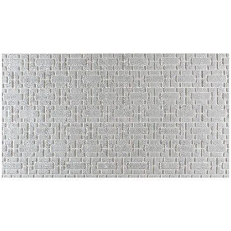 Tapete Corttex Atlanta 60x100cm Antiderrapante Tijolinho Cinza