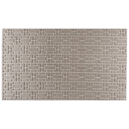 Tapete Corttex Atlanta 60x100cm Antiderrapante Tijolinho Marrom