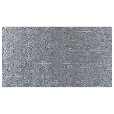 Tapete Corttex Atlanta 60x100cm Antiderrapante Geométrico 1 Grafite