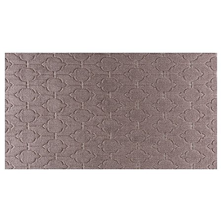 Tapete Corttex Atlanta 60x100cm Antiderrapante Geométrico 1 Marrom