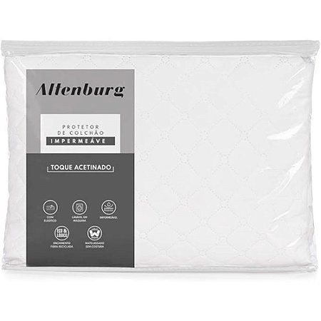 Protetor de Colchão Impermeável Solteiro Altenburg Toque Acetinado