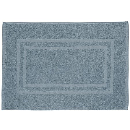 Tapete Piso para Banheiro Corttex Grécia 50x70cm Jeans
