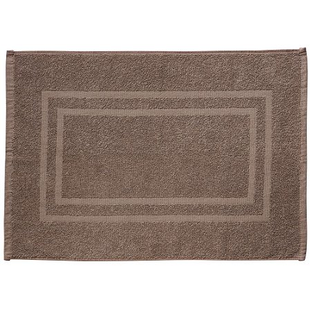 Tapete Piso para Banheiro Corttex Grécia 50x70cm Taúpe