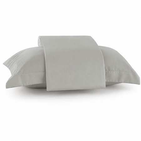 Jogo de Cama Solteirão Lynel 200 Fios 2 Peças Althea Prata Vertex