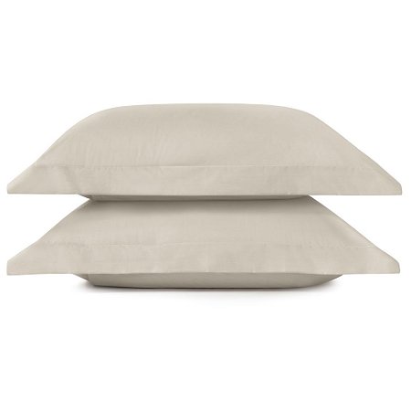 Par de Fronhas 200 Fios Lynel 50x70cm Althea Crudo Hieros