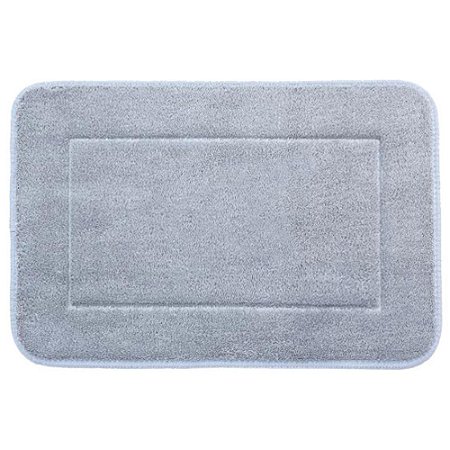 Tapete para Banheiro Coralis Jolitex Antiderrapante Macio 50x70cm Cinza