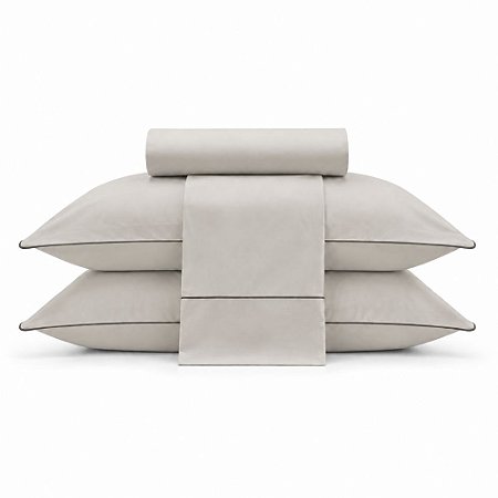 Jogo de Cama Queen Jolitex Harmony 300 Fios 4 Peças Fendi com Vivo