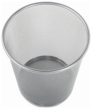 Lixeira Metal Aramada Prata
