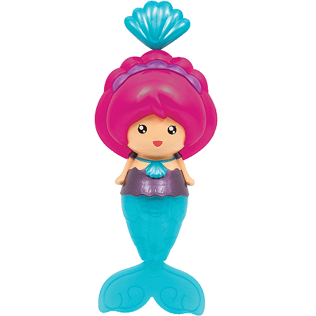 Brinquedo De Banho Sereia Treme Treme Bate Cauda Nada Buba
