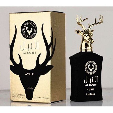 Al Noble Ameer Eau de Parfum Unissex 100ML(Preto)