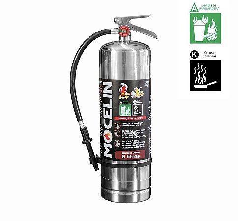 extintor industrial cozinha classe k 06 litros