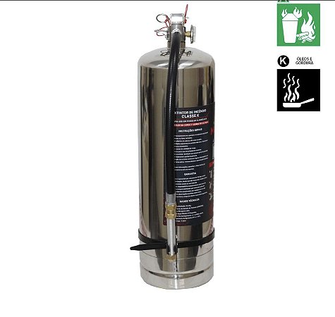 extintor industrial cozinha classe k 09 litros