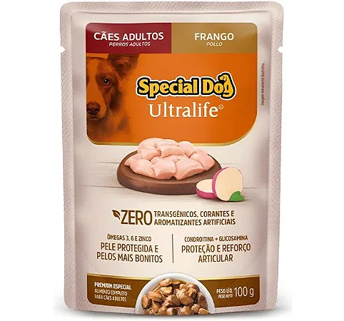 SPECIAL DOG SACHE ULTRALIFE ADULTOS - FRANGO 100 G