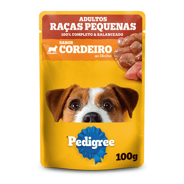 PEDIGREE SACHÊ ADULTOS RACAS PEQUENAS - CORDEIRO 100 G