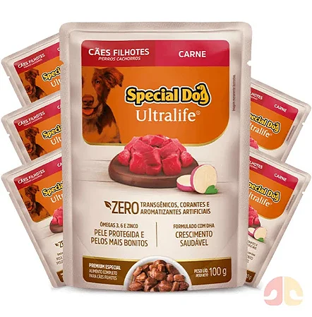 SPECIAL DOG SACHE ULTRALIFE FILHOTES - CARNE 100 G