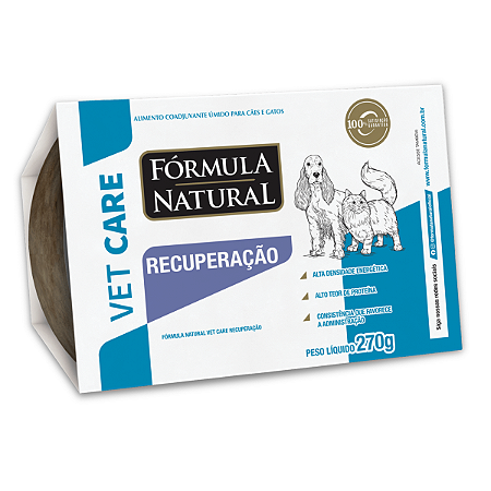 FORMULA NATURAL VET CÃES/GATOS RECUPERAÇÃO 270 G