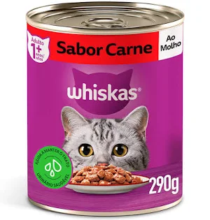 WHISKAS LATA ADULTOS - CARNE 290 G
