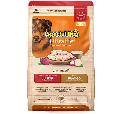 SPECIAL DOG ULTRALIFE RAÇAS MÉDIAS E GRANDES JÚNIOR