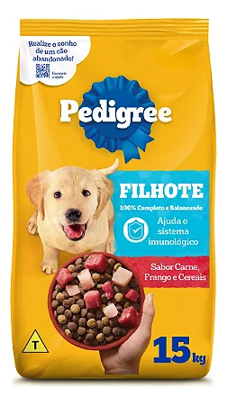 PEDIGREE FILHOTES RAÇAS MÉDIAS E GRANDES