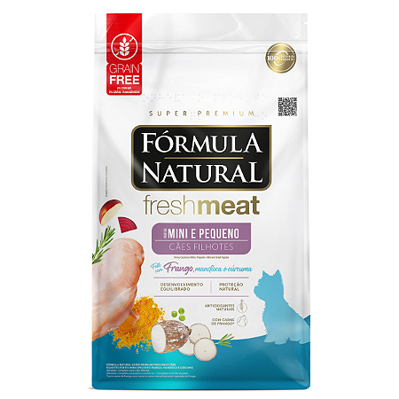 FORMULA NATURAL FRESH MEAT FILHOTE MINI E PEQUENO PORTE