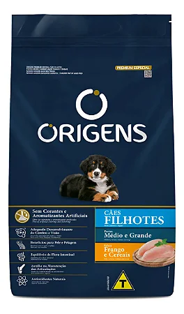 ORIGENS CÃES FILHOTES MEDIOS E GRANDES