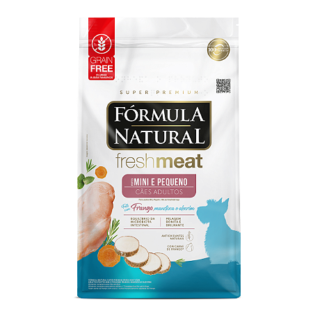 FORMULA NATURAL FRESH MEAT ADULTO MINI E PEQUENO PORTE