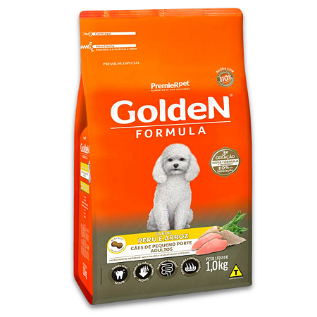 GOLDEN FÓRMULA CÃES ADULTOS MINI BITS PERU