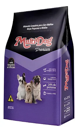 MULTIDOG PREMIUM CãES ADULTOS RAÇAS PEQUENAS E MÉDIAS